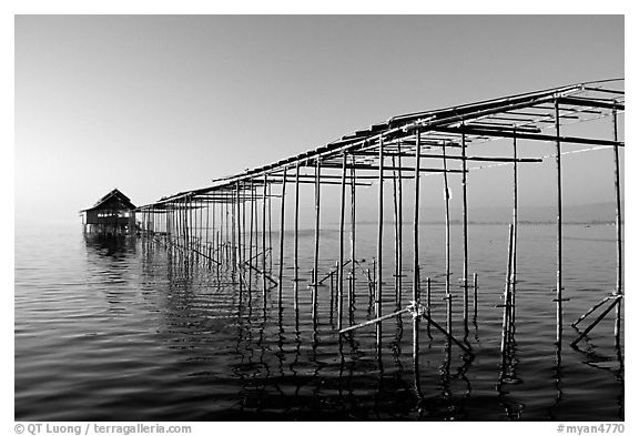 Stilts huts. Inle Lake, Myanmar