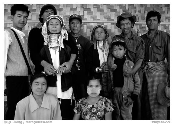 Padaung people, Kalaw. Shan state, Myanmar