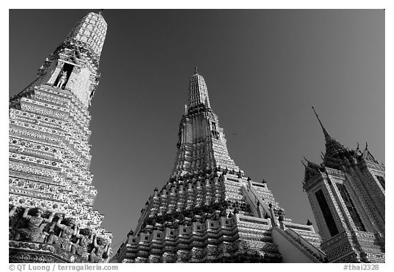 Towers of the Wat Arun. Bangkok, Thailand