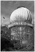 Royal Greenwich Observatory. Greenwich, London, England, United Kingdom (black and white)