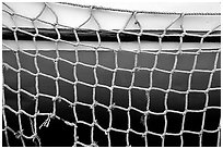 Fishing nets. Homer, Alaska, USA ( black and white)