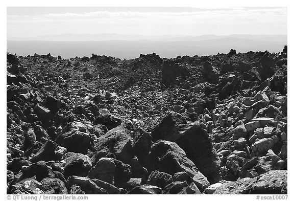 Lava fields, Glass Mountain. California, USA