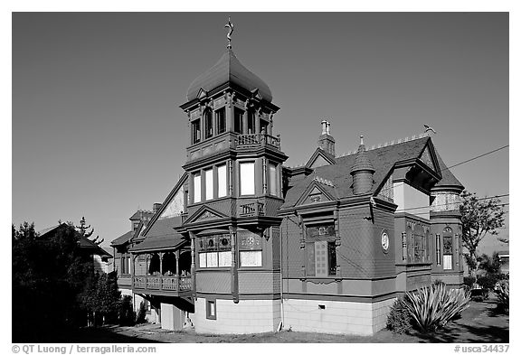 Victorian style Villa Montenzuma. San Diego, California, USA