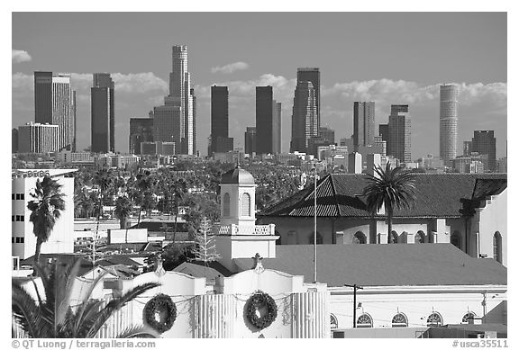 Downtown skyline. Los Angeles, California, USA