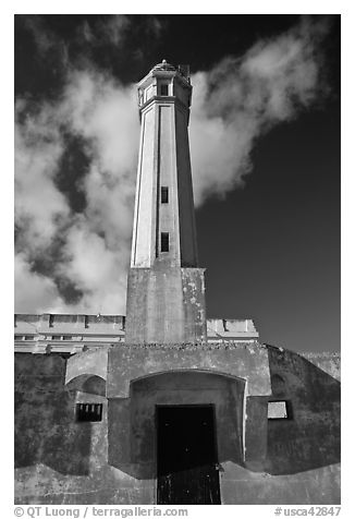 Lighthouse, Alcatraz  Penitentiary. San Francisco, California, USA