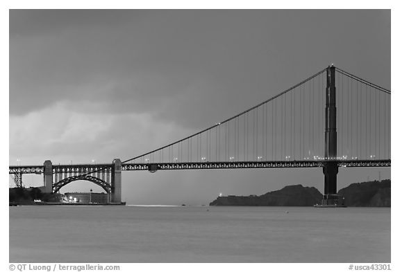 Storm over the Golden Gate Bridge. San Francisco, California, USA