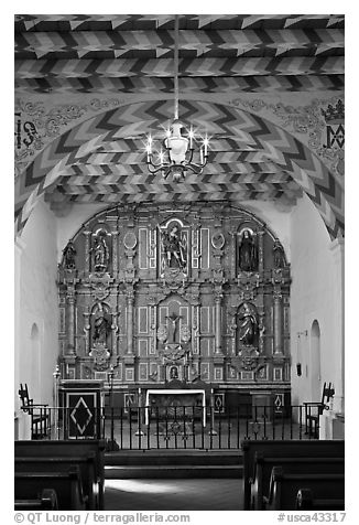 Altarpiece, Mission San Francisco de Asis. San Francisco, California, USA