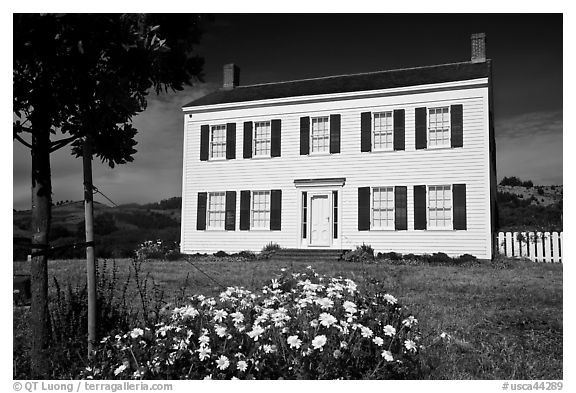 The White House of Half Moon Bay, James Johnston Homestead. Half Moon Bay, California, USA