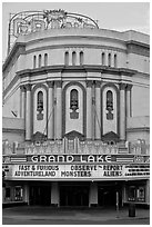 Grand Lake theater. Oakland, California, USA ( black and white)