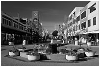 Fountain,. Oakland, California, USA ( black and white)