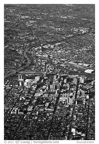 Aerial View of downtown. San Jose, California, USA