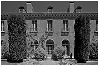 Filoli House. Woodside,  California, USA ( black and white)