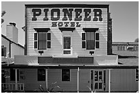 Pionneer Hotel. Woodside,  California, USA ( black and white)