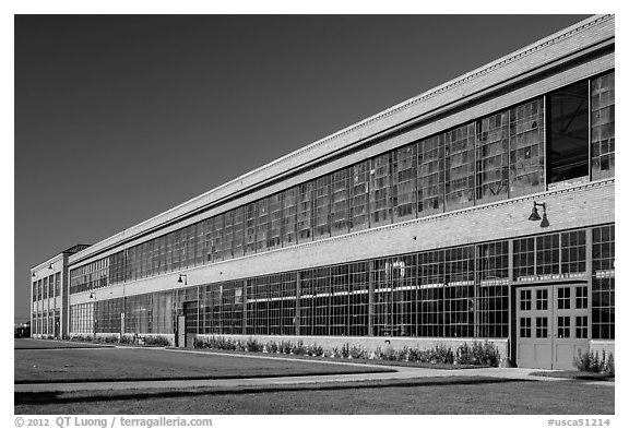 Ford Assembly Plant, Rosie the Riveter National Historical Park. Richmond, California, USA (black and white)
