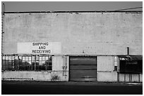 Paint Shop, Shipyard No 3, World War II Home Front National Historical Park. Richmond, California, USA ( black and white)