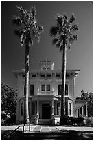 John Muir Home, John Muir National Historic Site. Martinez, California, USA ( black and white)