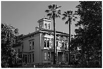 Muir Home, John Muir National Historic Site. Martinez, California, USA ( black and white)