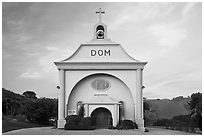 St. Vincent DePaul Church, Davenport. California, USA ( black and white)