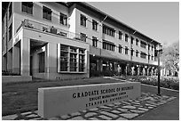 Knight Management Center, Graduate School of Business. Stanford University, California, USA ( black and white)