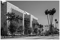 Los Angeles County Museum of Art. Los Angeles, California, USA ( black and white)