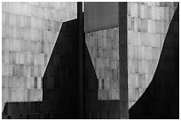 Architectural Detail, Simon Norton Museum. Pasadena, Los Angeles, California, USA ( black and white)