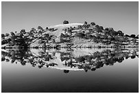 Lake Mc Clure. California, USA ( black and white)
