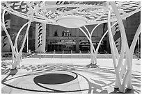 San Jose Mc Enery Convention Center in 2015. San Jose, California, USA ( black and white)