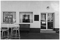Roys gas station, Amboy. California, USA ( black and white)