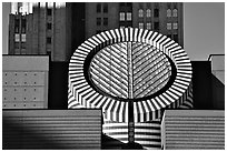 MOMA building. San Francisco, California, USA ( black and white)