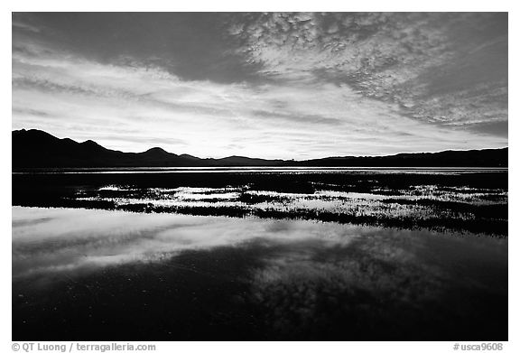 Sunrise near Morro Bay. Morro Bay, USA (black and white)