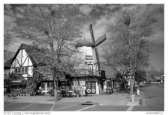 Windmill, Danish village of Solvang. California, USA