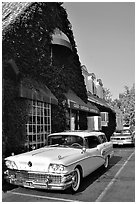 Classic Buick, Bishop. California, USA ( black and white)