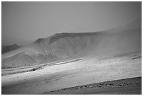 Inyo Mountains  in stormy weather. California, USA (black and white)
