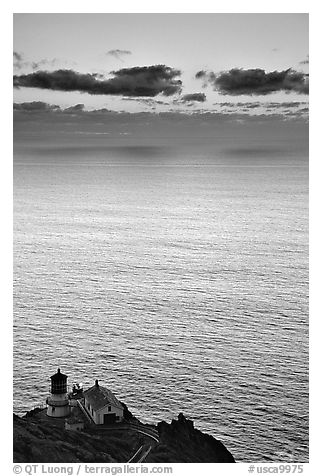 Point Reyes Lighthouse, sunset. Point Reyes National Seashore, California, USA