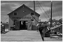 Thomas Oyster House. Mystic, Connecticut, USA (black and white)