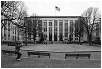 Northeastern University. Boston, Massachussets, USA ( black and white)