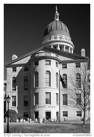 Maine State House. Augusta, Maine, USA