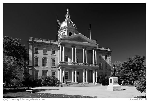 New Hampshire state house. Concord, New Hampshire, USA