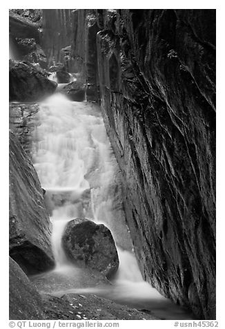 Flume Brook, Franconia Notch State Park. New Hampshire, USA