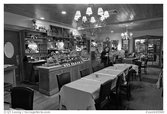 Restaurant interior. Walpole, New Hampshire, USA