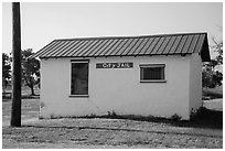 City jail, Interior. South Dakota, USA ( black and white)