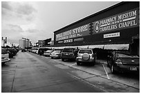 Wall Drug Store, Wall. South Dakota, USA ( black and white)