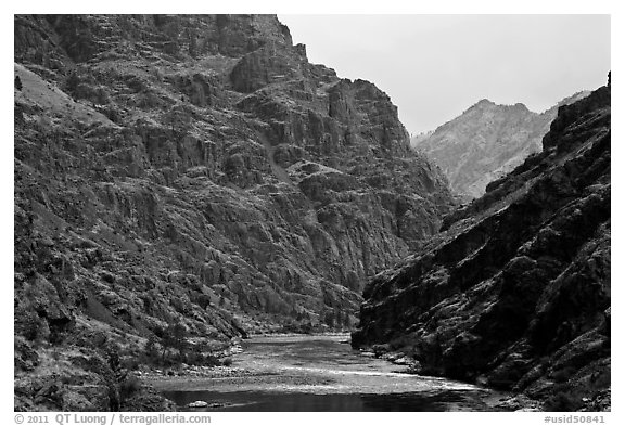 Basalt cliffs. Hells Canyon National Recreation Area, Idaho and Oregon, USA