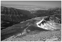 Table Mountain Trail. Jedediah Smith Wilderness,  Caribou-Targhee National Forest, Idaho, USA ( black and white)