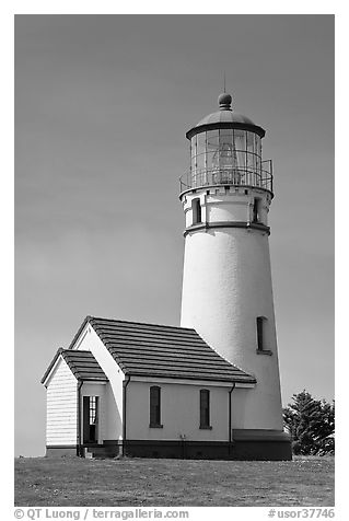 Cape Blanco Lighthouse tower. Oregon, USA