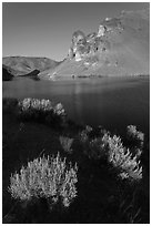 Owyhee Reservoir, Leslie Gulch. Oregon, USA (black and white)