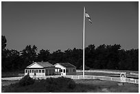 American Camp, San Juan Island National Historical Park. Washington ( black and white)