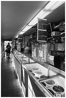 Ice cream shop, Friday Harbor, San Juan Island. Washington ( black and white)