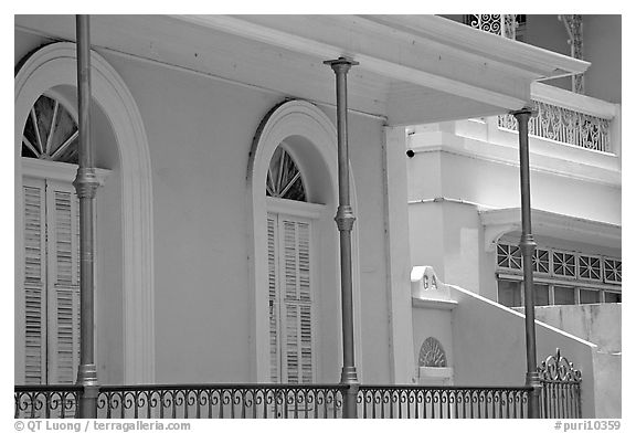 Detail of porch, Ponce. Puerto Rico