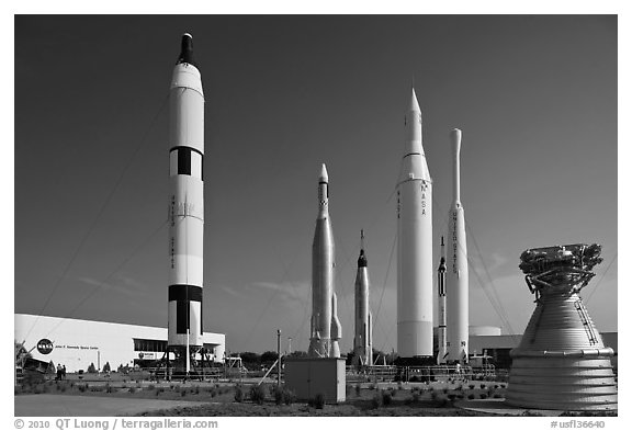 Saturn Rockets, John F. Kennedy Space Center. Cape Canaveral, Florida, USA